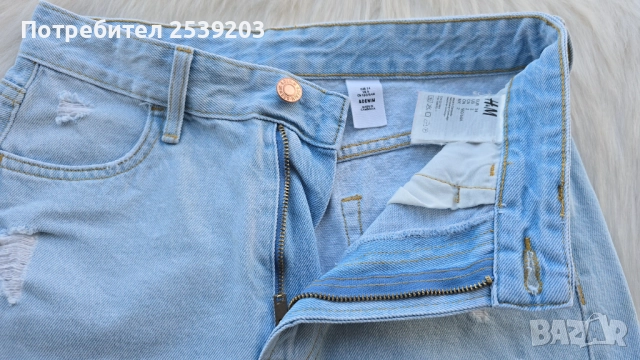 Дънкова пола H&M размер XS-S, снимка 5 - Поли - 51492820