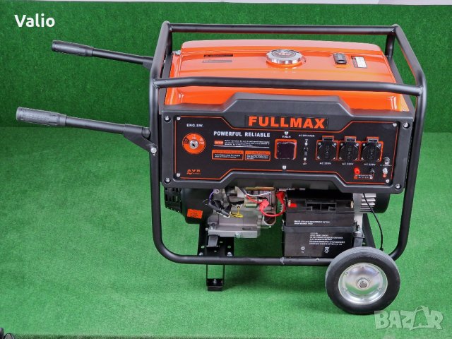 Генератор за ток 6.5kw монофазен с ел. стартер и акумулатор, снимка 8 - Генератори - 38248806