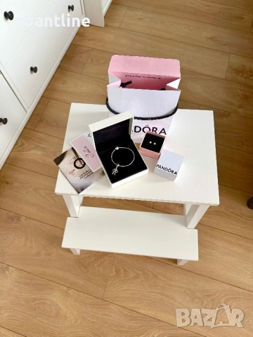 НОВО Disney x PANDORA гривна + талисман + обеци | пълен пакет Пандора