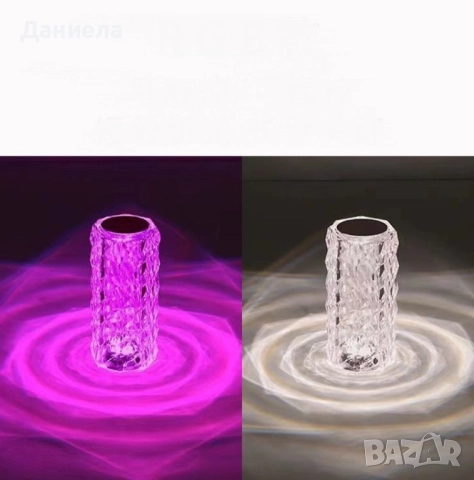 Декоративна настолна лампа , снимка 3 - Настолни лампи - 51547220