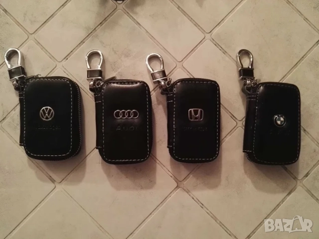 Kожен ключодържател Ауди, Портфейл ключ с цип с лого Audi,BMW,Honda,VW, снимка 10 - Портфейли, портмонета - 37566528