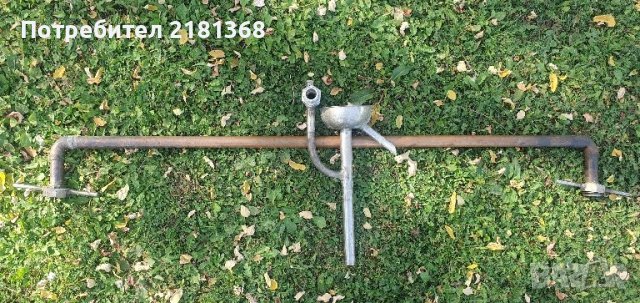 медна лула за казан и баретка за спиртомер 