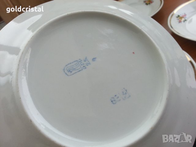 Руски порцелан чинии чинийки , снимка 6 - Антикварни и старинни предмети - 36845110