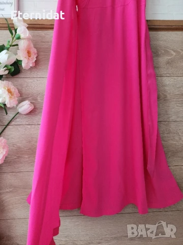 Розова лятна рокля, снимка 5 - Рокли - 51291168