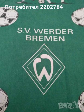 Долен чаршаф Вердер Бремен,SV Werder Bremen, снимка 4 - Фен артикули - 28098940