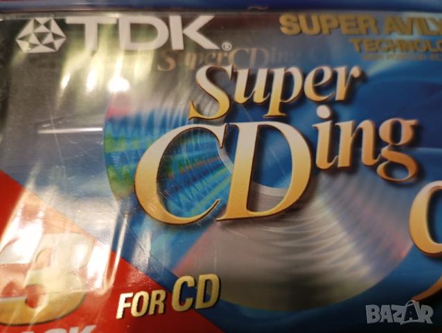 Лот от 12 бр чисто нови хромни касети TDK Super CDing 90, снимка 2 - Аудио касети - 44867362