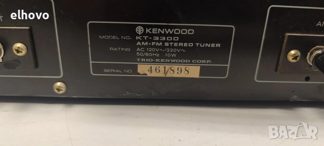 Стерео тунер Kenwood KT-3300, снимка 10 - Ресийвъри, усилватели, смесителни пултове - 53029183