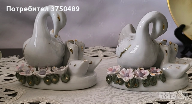 лебеди , снимка 2 - Статуетки - 53018825
