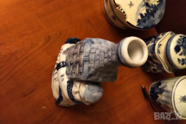 Стара холандска ваза фигуративна , снимка 5 - Вази - 33195153