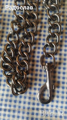 стоманен синджир с карабинери , снимка 4 - Други стоки за дома - 43854207