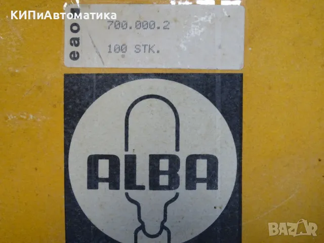 глим лампа Alba Taunuslight T3 1/4 24VDC 50mA balb, снимка 3 - Резервни части за машини - 49727116