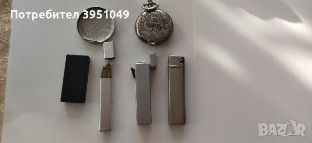 Джобен часовник и 4 запалки, снимка 2 - Антикварни и старинни предмети - 43832786
