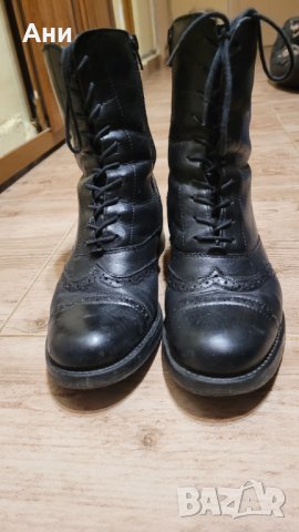Боти от естествена кожа 38 номер, снимка 2 - Дамски боти - 44041633