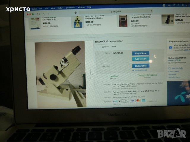 Nikon OL-5A уред за измерване на диоптри на очила., снимка 8 - Уреди за диагностика - 33670033