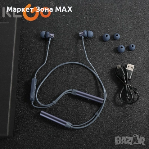 Слушалки KLGO HK-30BL с bluetooth лента, снимка 2 - Слушалки и портативни колонки - 52863271