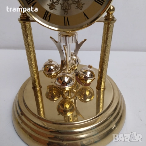 НАЙ ДОБРАТА ОФЕРТА Немски Настолен куполен кварцов часовник Meister Anker , снимка 4 - Антикварни и старинни предмети - 52807680