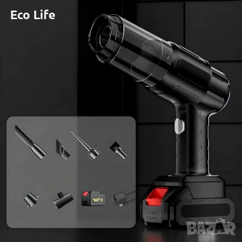 Акумулаторна прахосмукачка за кола, снимка 5 - Прахосмукачки - 52349536