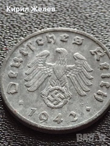 Две монети 1 райхспфенинг 1937г. / 1 райхспфенинг 1942г. Трети райх с СХВАСТИКА редки 26705, снимка 11 - Нумизматика и бонистика - 40650450