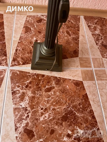 Страхотна старинна нощна лампа, снимка 4 - Антикварни и старинни предмети - 50762839