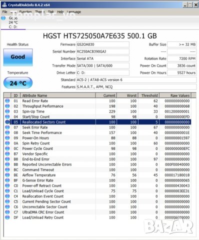 Hitachi Travelstar 500 GB 2.5 SATA HDD // Western Digital WD  BLACK  500 GB 2.5 SATA, снимка 2 - Твърди дискове - 40389133