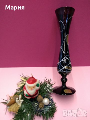 Продавам кристални вази и свещник, снимка 6 - Вази - 18729188