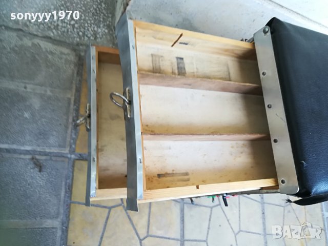 рибарски алуминиев стол с повер станция 2404211826, снимка 14 - Екипировка - 32667365