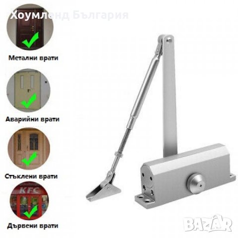 Механизъм за плавно отваряне и затваряне на врата до 90кг - тип панта, снимка 10 - Други стоки за дома - 26801819