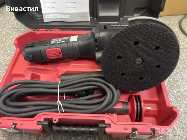 Ексцентършлайф PARKSIDE Performance 750W Ф150мм кабел с букса черна професионална серия.Внос от Герм, снимка 4 - Други инструменти - 47932108
