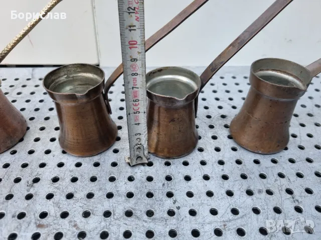 Малки, медни джезвета, снимка 4 - Други - 47668160