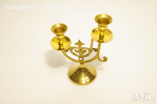 РАЗПРОДАЖБА Бронзов свещник НАМАЛЕНИЕ , снимка 2 - Други стоки за дома - 38287779