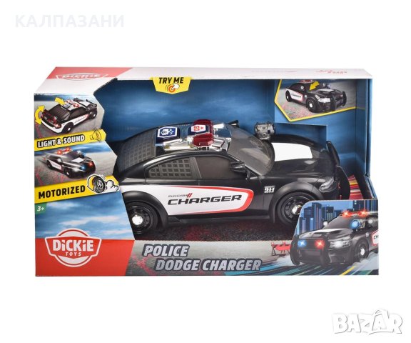 Dickie - Полицейска кола Dodge Charger 203308385