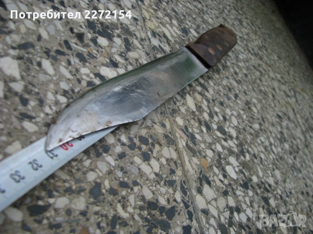 Стар ловен нож, снимка 4 - Антикварни и старинни предмети - 33125784