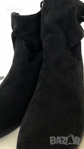 hidden heel suede ankle boots, снимка 5 - Дамски боти - 51821962