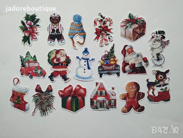 Стикери за скрапбук Зимни/ Коледни/ Новогодишни теми, снимка 10 - Други - 48048508