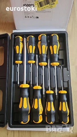 CCLIFE Комплект магнитни отвертки от 8 части с плоски, Pozidriv и Phillips CR-V отвертки с куфар , снимка 7 - Куфари с инструменти - 51076006