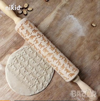 Котки котка коте дървена Точилка за тесто бисквитки фондан декор