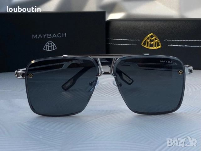 Мъжки слънчеви очила правоъгълни 4 цвята Maybach, снимка 11 - Слънчеви и диоптрични очила - 51706452