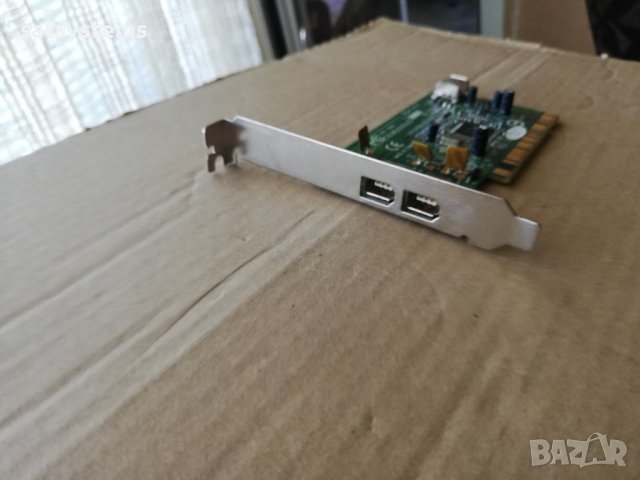 PCI 3-port IEEE-1394 FireWire Adapter Card KEC 1582T, снимка 3 - Мрежови адаптери - 37035529