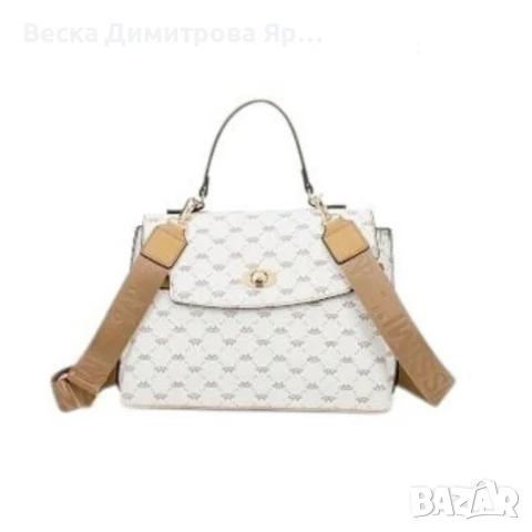 Стилна дамска чанта с  дълга регулируема презрамка, снимка 2 - Чанти - 50596606