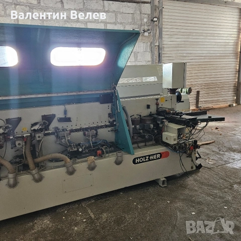 кантираща машина holz her triathlon 300,точно окрайчване ерови фрези корнер прави цикли и полири, снимка 16 - Други машини и части - 53519906