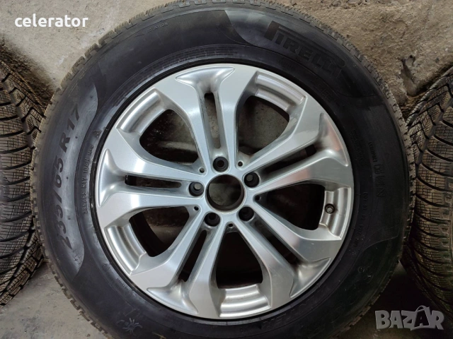 Гуми 4бр Pirelli 235/65/R17 с оригинални Джанти за Mercedes GLC , снимка 3 - Гуми и джанти - 51832473