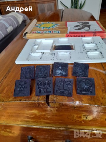 Стара Детска игра с печати #2, снимка 3 - Други ценни предмети - 32722230