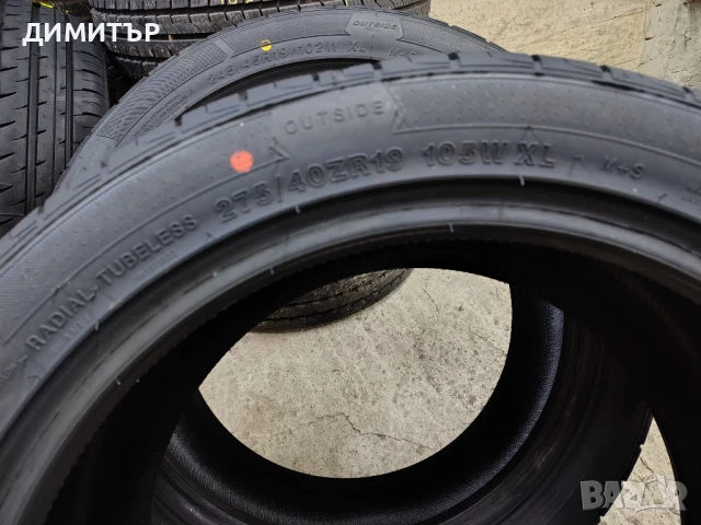 4бр.НОВИ летни гуми SONIX 275 40 19+245 45 19 DOT24 цена за брой, снимка 6 - Гуми и джанти - 51357972