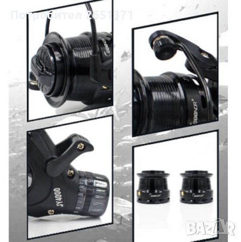 Макара CUNO JY 6000 - 100% original, с резервна алуминиева шпула - 80 лв., снимка 4 - Макари - 36929703