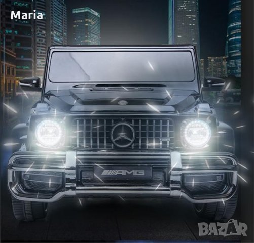 ДВУМЕСТЕН Акумулаторен джип Mercedes-Benz G63 AMG Licensed 24V батерия,MP3, с меки гуми, снимка 8 - Детски велосипеди, триколки и коли - 35469610