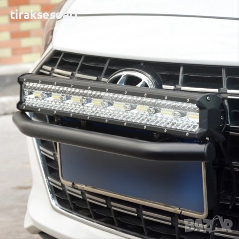 1 БРОЙ 480W 12D Мощен LED BAR ЛЕД БАР със Стойка за Номер за джип, снимка 3 - Аксесоари и консумативи - 44054535