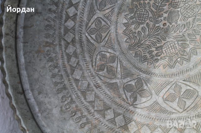 Стара османска империя тава , снимка 3 - Антикварни и старинни предмети - 36712865