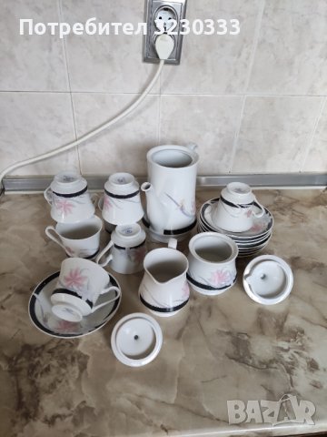 Порцеланов сервиз за чай 19части, снимка 7 - Сервизи - 40532502