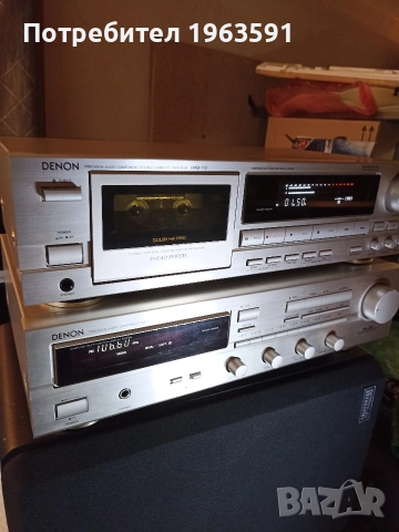 касетен дек и ресивър