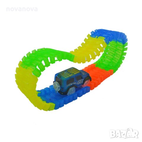 Светеща писта Magic Tracks 220 части, снимка 4 - Коли, камиони, мотори, писти - 43351193